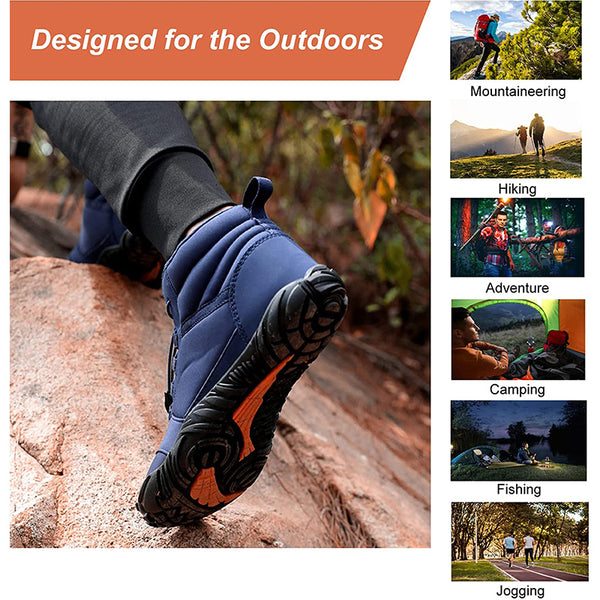 kaegreel winter barefoot shoes snow boots 31426 blue