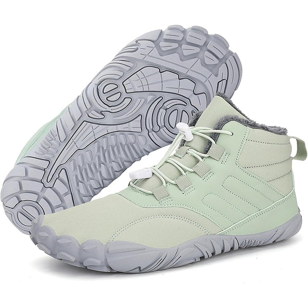 kaegreel winter barefoot shoes snow boots 31453 light green