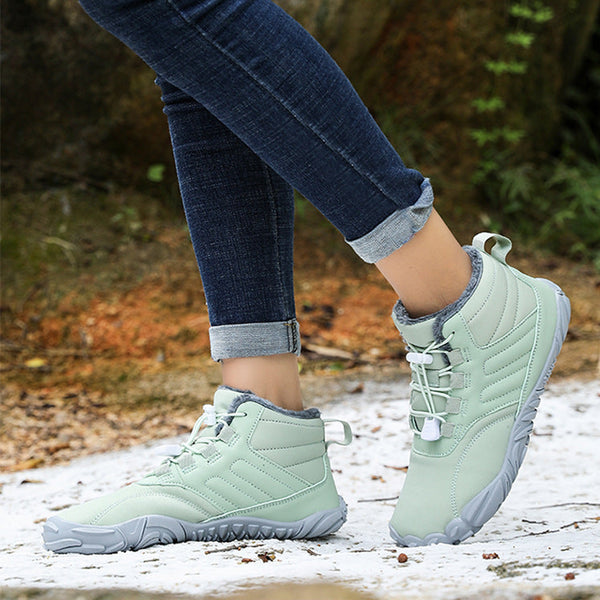 kaegreel winter barefoot shoes snow boots 31453 light green