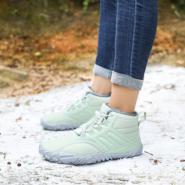 kaegreel winter barefoot shoes snow boots 31453 light green