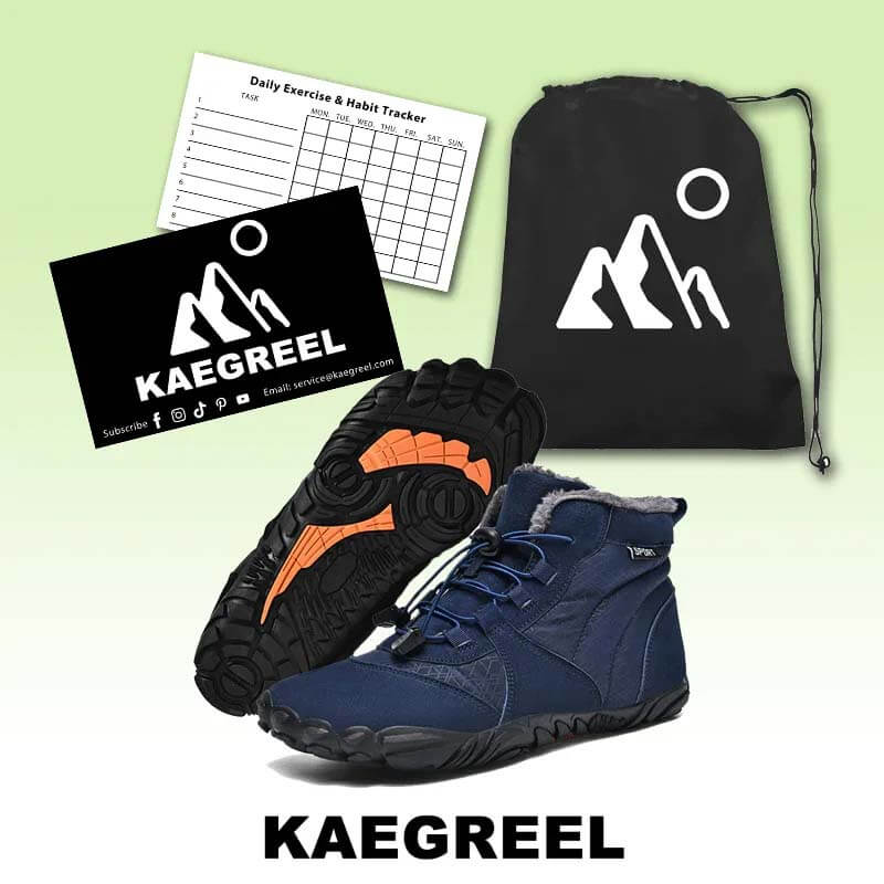 Men's Outdoor High-top Cotton shoes Unisex Barefoot shoes Work shoe Snow Boots Warm Plus Velvet Thickened Mid-tube Hiking Winter shoes