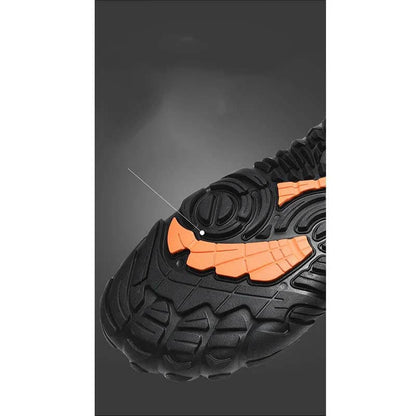 Women's Outdoor High-top Cotton shoes Unisex Barefoot shoes Work shoe Snow Boots Warm Plus Velvet Thickened Mid-tube Hiking Winter shoes