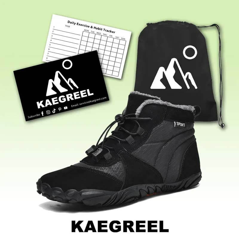 Women's Outdoor High-top Cotton shoes Unisex Barefoot shoes Work shoe Snow Boots Warm Plus Velvet Thickened Mid-tube Hiking Winter shoes