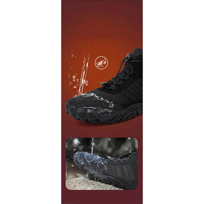 Men's Women's Barefoot Shoes Waterproof Trail Running Shoes Warm Lined Outdoor Snow Boots Non-Slip Winter Boots (Unisex)