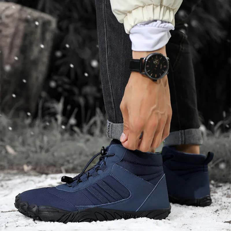 Men's Women's Barefoot Shoes Waterproof Trail Running Shoes Warm Lined Outdoor Snow Boots Non-Slip Winter Boots (Unisex)