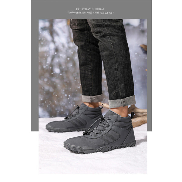 kaegreel winter barefoot shoes snow boots 31466 gray