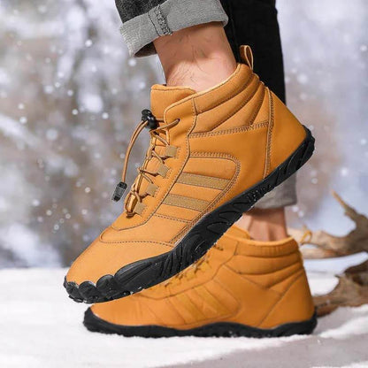 Men's Women's Barefoot Shoes Waterproof Trail Running Shoes Warm Lined Outdoor Snow Boots Non-Slip Winter Boots (Unisex)