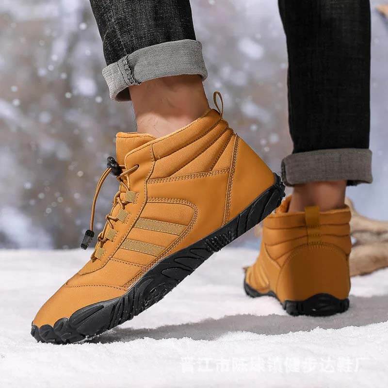 Men's Women's Barefoot Shoes Waterproof Trail Running Shoes Warm Lined Outdoor Snow Boots Non-Slip Winter Boots (Unisex)