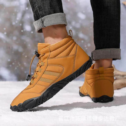 Men's Women's Barefoot Shoes Waterproof Trail Running Shoes Warm Lined Outdoor Snow Boots Non-Slip Winter Boots (Unisex)