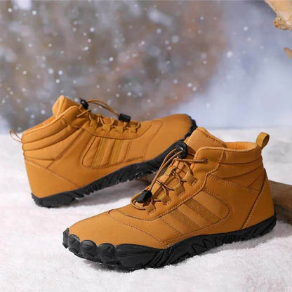 Men's Women's Barefoot Shoes Waterproof Trail Running Shoes Warm Lined Outdoor Snow Boots Non-Slip Winter Boots (Unisex)