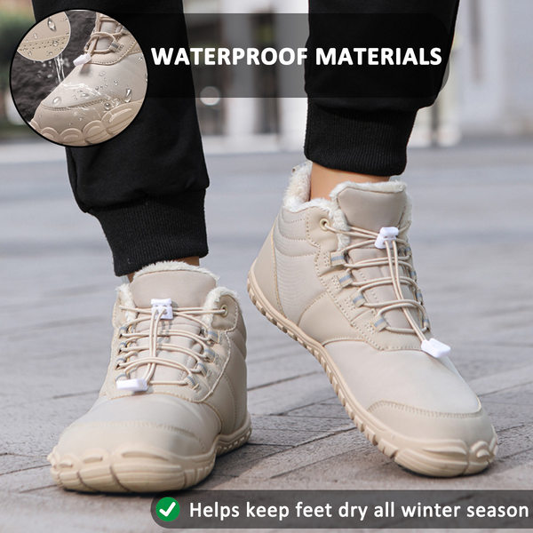 kaegreel winter barefoot shoes snow boots 31489 beige