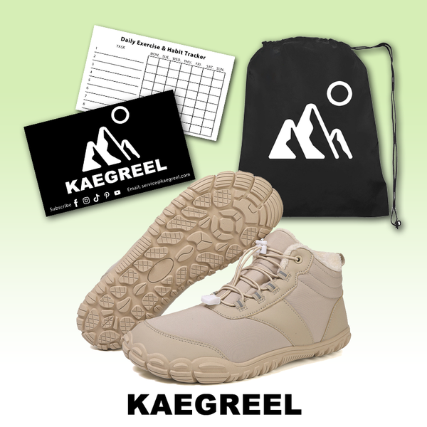 kaegreel winter barefoot shoes snow boots 31489 beige