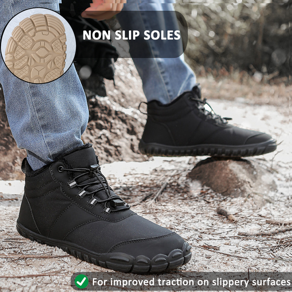kaegreel winter barefoot shoes snow boots 31489 black 