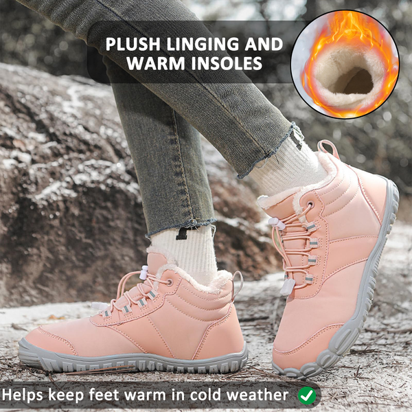 kaegreel winter barefoot shoes snow boots 31489 pink