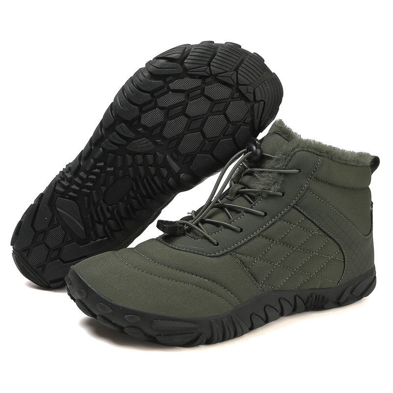 kaegreel winter barefoot shoes snow boots 31490 army green