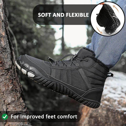 Outdoor Snow Boots High-Top Sports Winter Shoes Non-slip & Waterproof Winter Barefoot Shoe (Unisex)