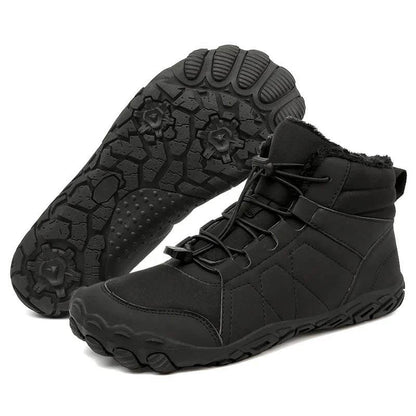 Outdoor-verdickte Baumwollschuhe Schneeschuhe nicht rutschfeste und wasserdichte Winter Barfußschuh (Unisex)