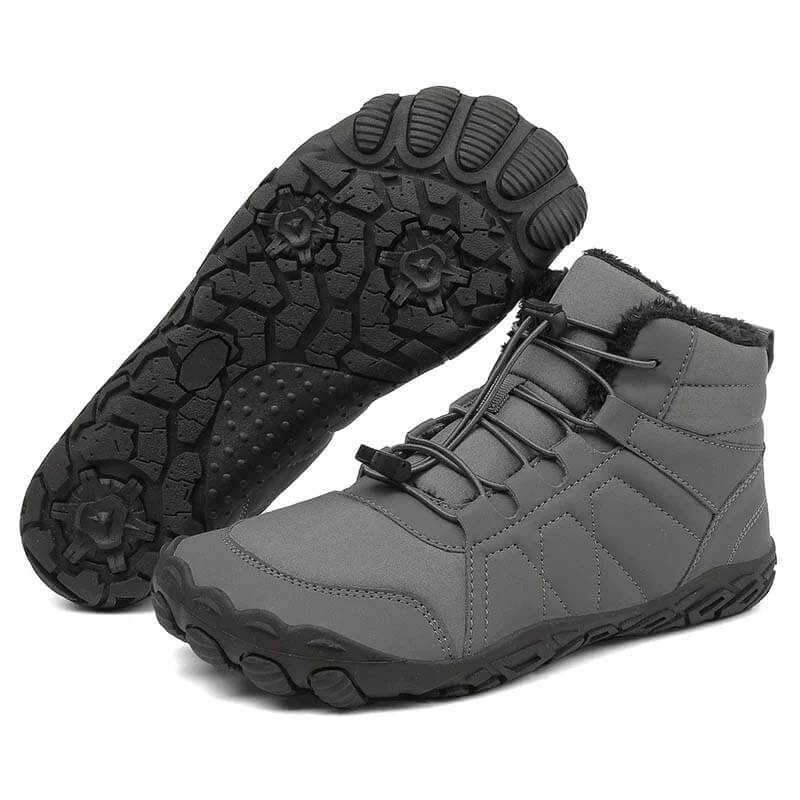 Outdoor-verdickte Baumwollschuhe Schneeschuhe nicht rutschfeste und wasserdichte Winter Barfußschuh (Unisex)