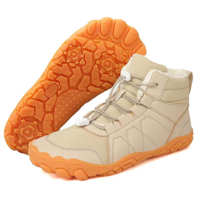 Outdoor-verdickte Baumwollschuhe Schneeschuhe nicht rutschfeste und wasserdichte Winter Barfußschuh (Unisex)