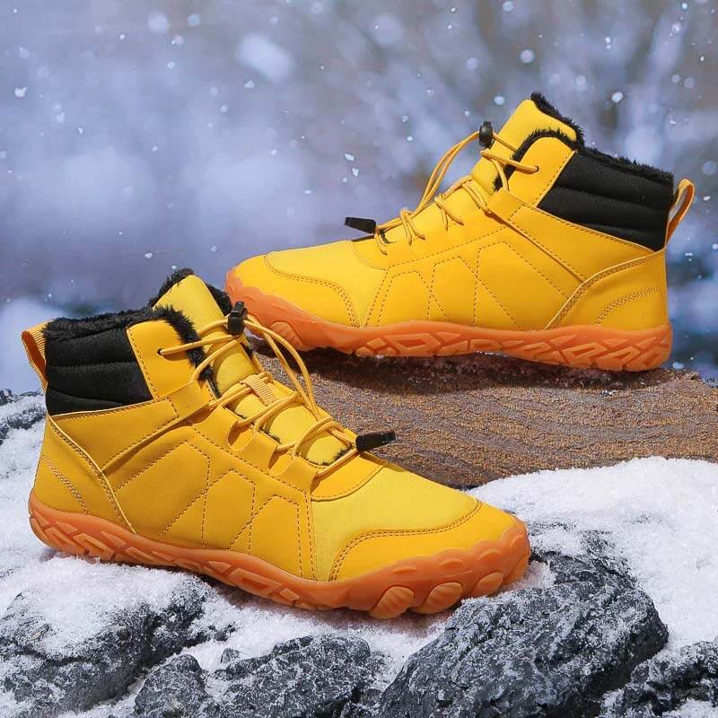 Outdoor-verdickte Baumwollschuhe Schneeschuhe nicht rutschfeste und wasserdichte Winter Barfußschuh (Unisex)