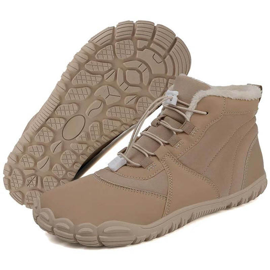 Außenschnee-Stiefel warmer Kleidung-resistenter Winterschuhe nicht rutsch und wasserdicht im Winter Barfußschuh (Unisex)