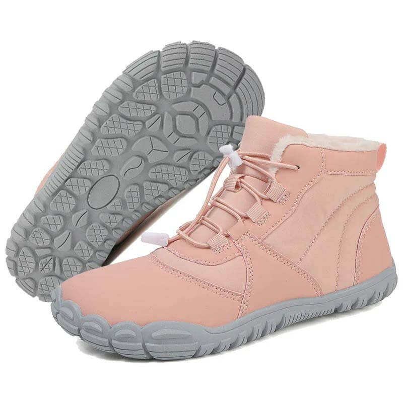 Außenschnee-Stiefel warmer Kleidung-resistenter Winterschuhe nicht rutsch und wasserdicht im Winter Barfußschuh (Unisex)