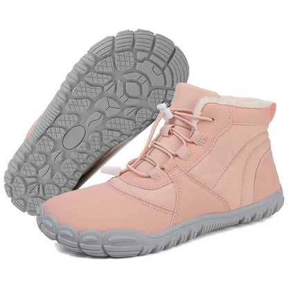 Außenschnee-Stiefel warmer Kleidung-resistenter Winterschuhe nicht rutsch und wasserdicht im Winter Barfußschuh (Unisex)