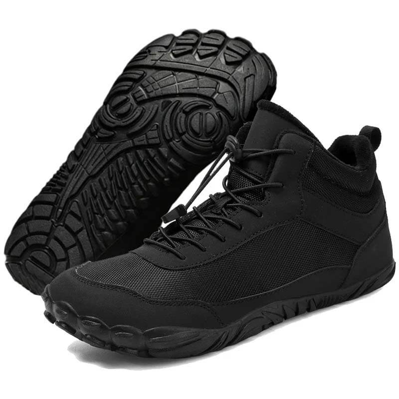 Autumn and Winter Snow Boots Warm Breathable High Top Casual Shoes Non-slip & Waterproof Winter Barefoot Shoe (Unisex)