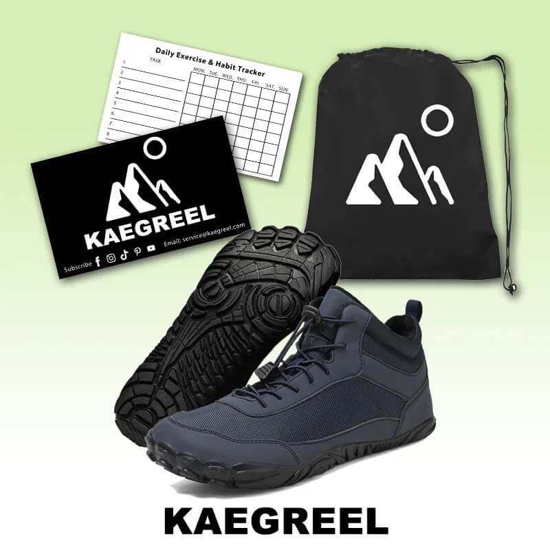 Autumn and Winter Snow Boots Warm Breathable High Top Casual Shoes Non-slip & Waterproof Winter Barefoot Shoe (Unisex)