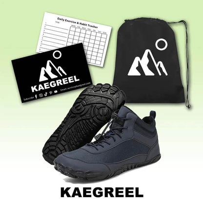 Autumn and Winter Snow Boots Warm Breathable High Top Casual Shoes Non-slip & Waterproof Winter Barefoot Shoe (Unisex)