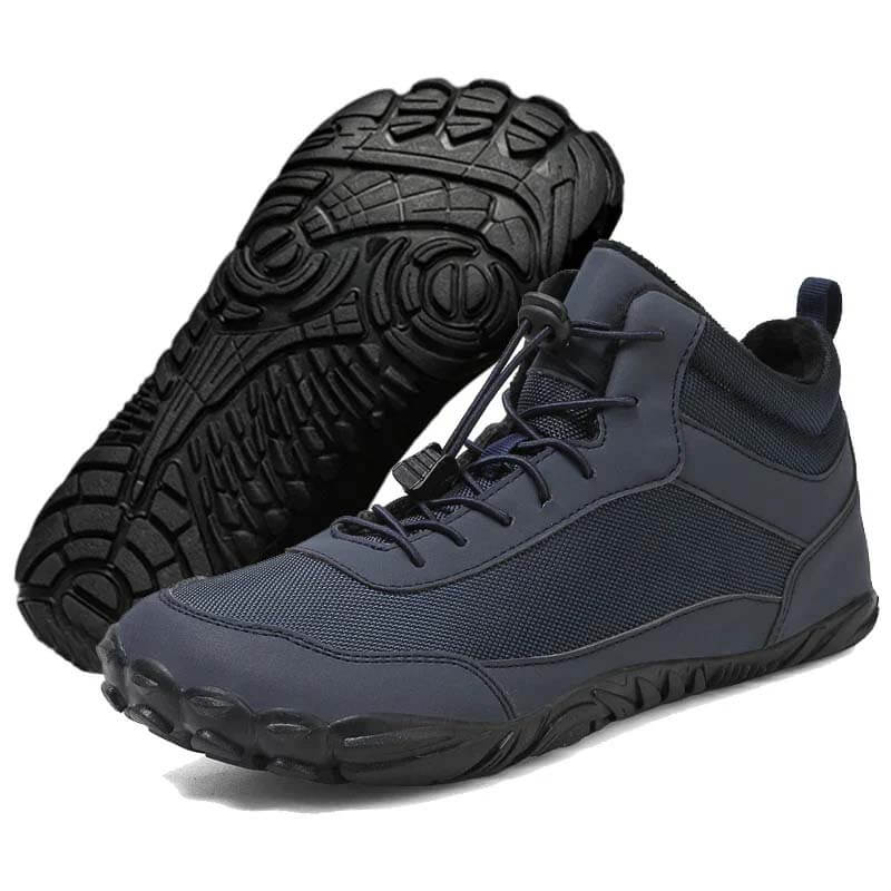 Autumn and Winter Snow Boots Warm Breathable High Top Casual Shoes Non-slip & Waterproof Winter Barefoot Shoe (Unisex)