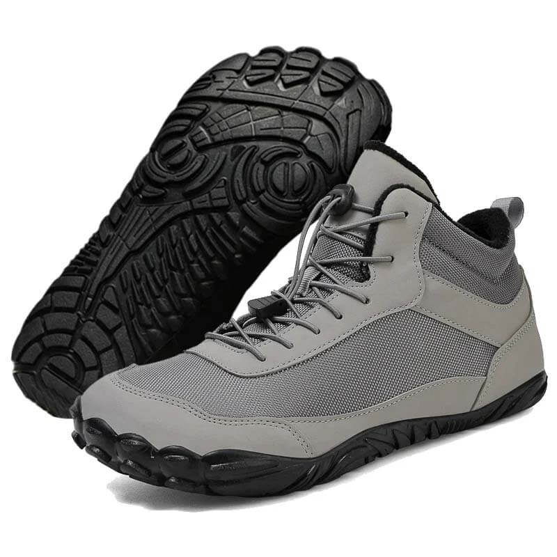 Autumn and Winter Snow Boots Warm Breathable High Top Casual Shoes Non-slip & Waterproof Winter Barefoot Shoe (Unisex)