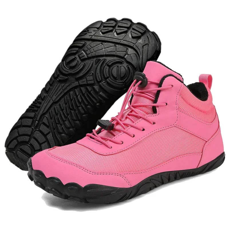 Autumn and Winter Snow Boots Warm Breathable High Top Casual Shoes Non-slip & Waterproof Winter Barefoot Shoe (Unisex)