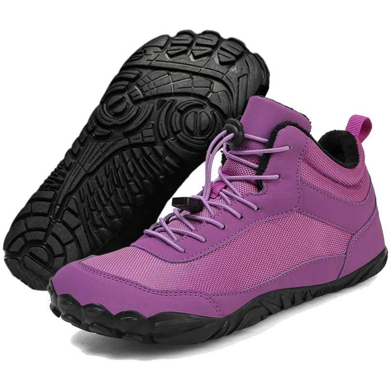 Autumn and Winter Snow Boots Warm Breathable High Top Casual Shoes Non-slip & Waterproof Winter Barefoot Shoe (Unisex)
