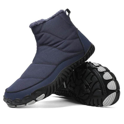 Schneestiefel Winter warmer Outdoor Freizeit-Wanderschuhe tragen resistente nicht rutschfeste und wasserdichte Winterbarfußschuh (Unisex)