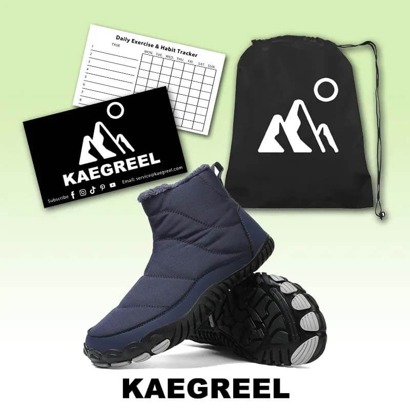 Schneestiefel Winter warmer Outdoor Freizeit-Wanderschuhe tragen resistente nicht rutschfeste und wasserdichte Winterbarfußschuh (Unisex)