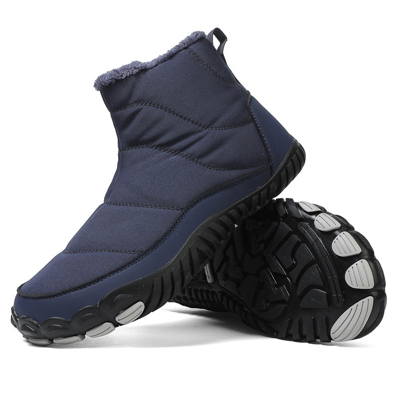 kaegreel winter barefoot shoes snow boots 31497 dark blue