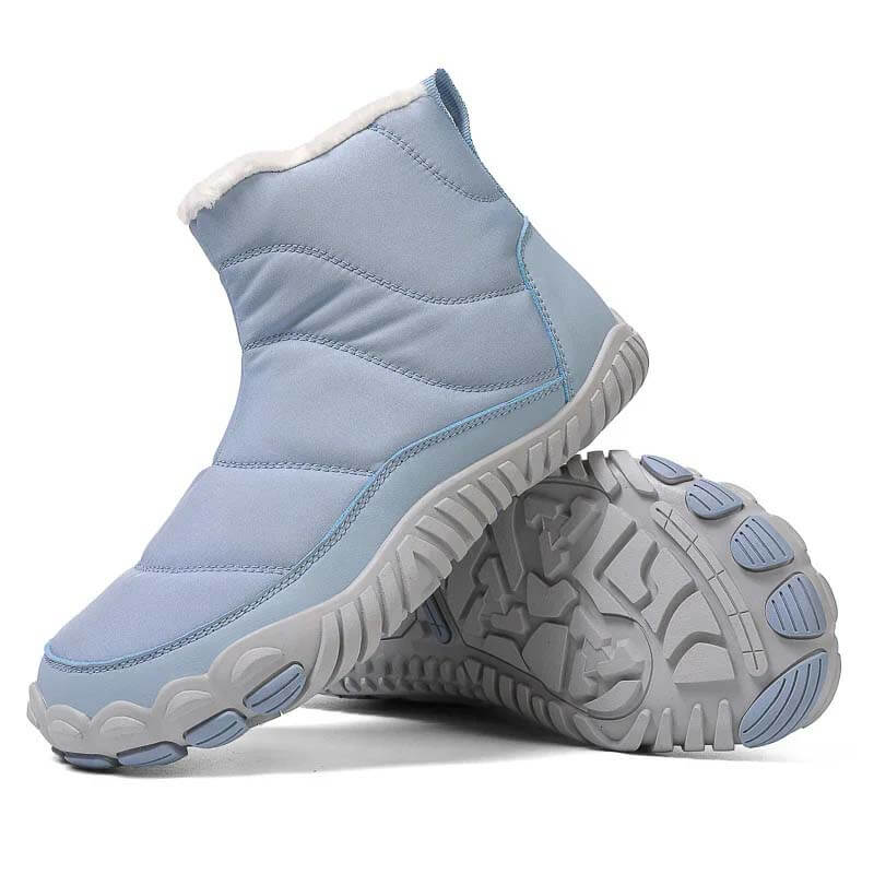 Schneestiefel Winter warmer Outdoor Freizeit-Wanderschuhe tragen resistente nicht rutschfeste und wasserdichte Winterbarfußschuh (Unisex)