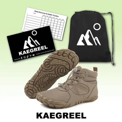 Winter Thick Outdoor Snow Boots Warm Mountaineering Shoes Non-slip & Waterproof Winter Barefoot Shoe (Unisex)