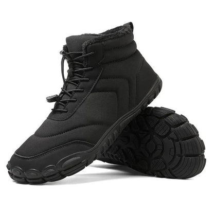 Schneestiefel winddicht kaltdicht trendy lässig warm warm und wasserdichte Winter Barfußschuh (Unisex)