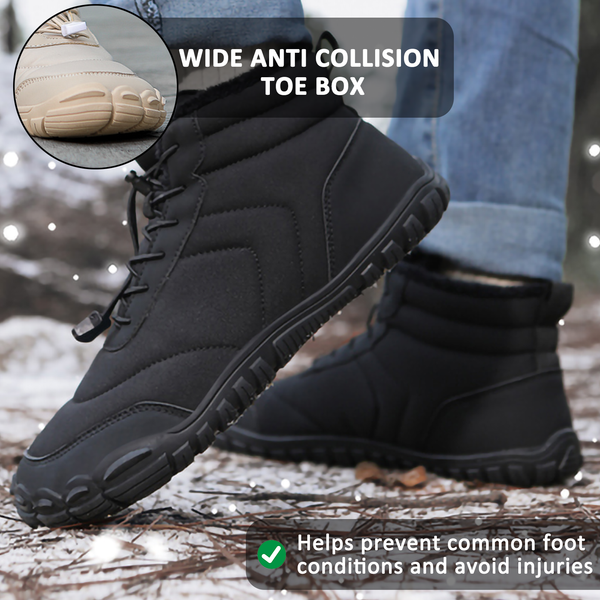 kaegreel winter barefoot shoes snow boots 31505 black 