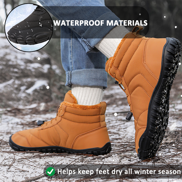 kaegreel winter barefoot shoes snow boots 31505 brown