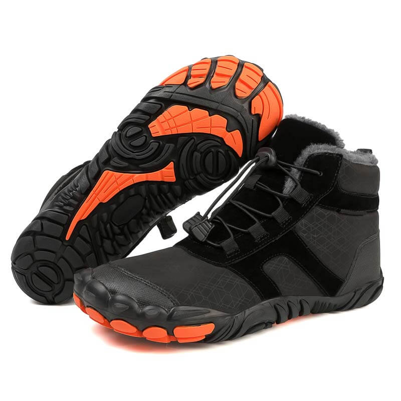 Outdoor Warm Flexible Fold-Resistant Snow Boots Non-slip & Waterproof Winter Barefoot Shoe (Unisex)
