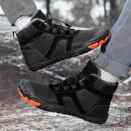 Outdoor Warm Flexible Fold-Resistant Snow Boots Non-slip & Waterproof Winter Barefoot Shoe (Unisex)