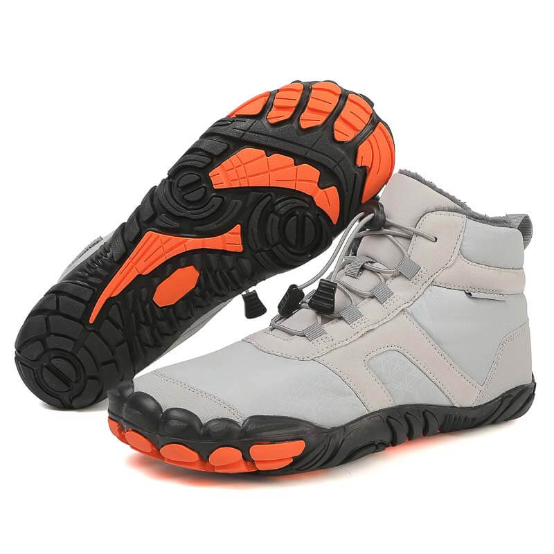Outdoor Warm Flexible Fold-Resistant Snow Boots Non-slip & Waterproof Winter Barefoot Shoe (Unisex)