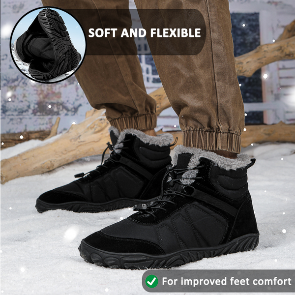 kaegreel winter barefoot shoes snow boots 31511 black 