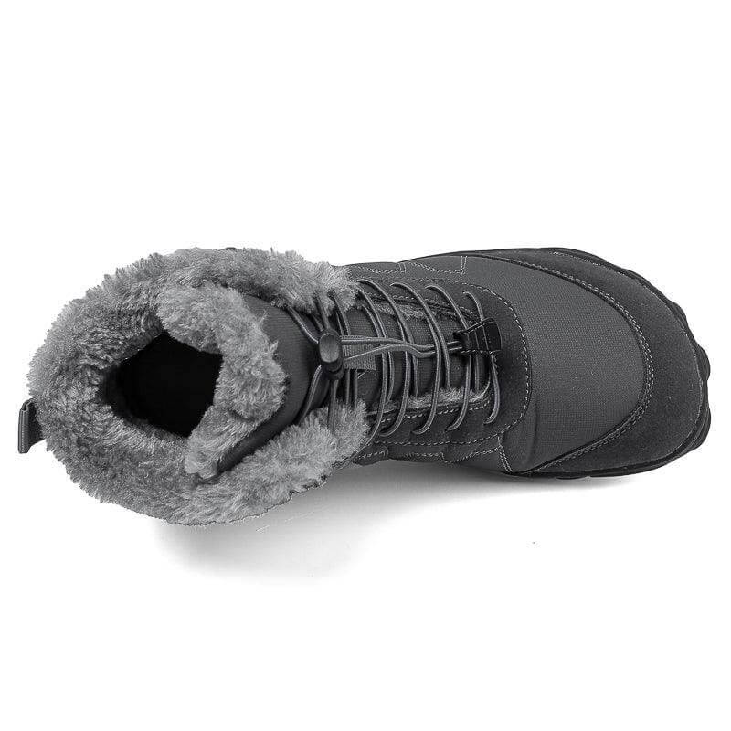 Außenschnee Stiefel Dicke Sohle Baumwollschuhe Wanderschuhe Schuhe Schuhschuh nicht rutsch und wasserdicht im Winter Barfußschuh (Unisex)