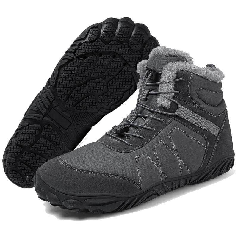 Außenschnee Stiefel Dicke Sohle Baumwollschuhe Wanderschuhe Schuhe Schuhschuh nicht rutsch und wasserdicht im Winter Barfußschuh (Unisex)