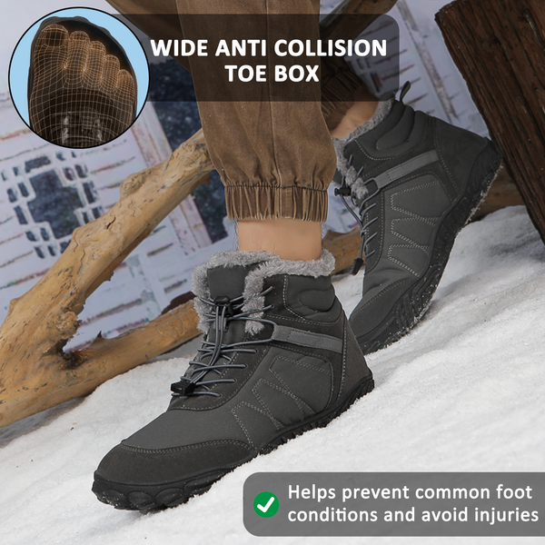 kaegreel winter barefoot shoes snow boots 31511 grey