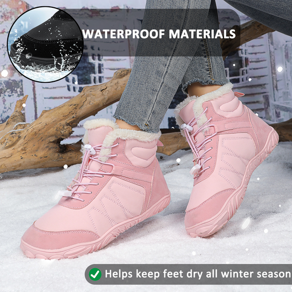 kaegreel winter barefoot shoes snow boots 31511 pink